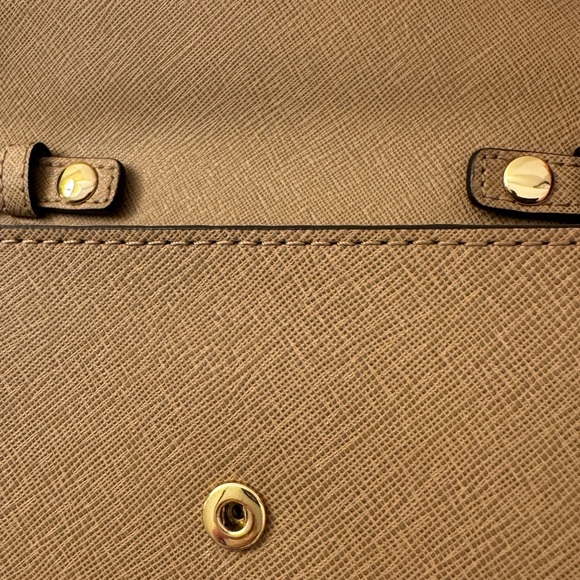 Michael Kors Brown Leather Crossbody Handbag Wallet - Picture 10 of 12
